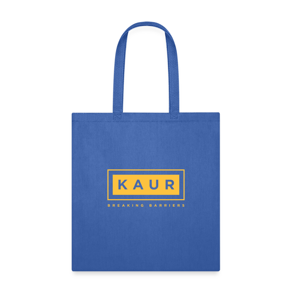 Kaur Breaking Barriers Tote Bag - royal blue