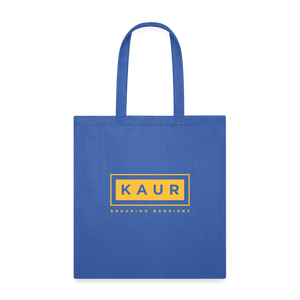 Kaur Breaking Barriers Tote Bag - royal blue