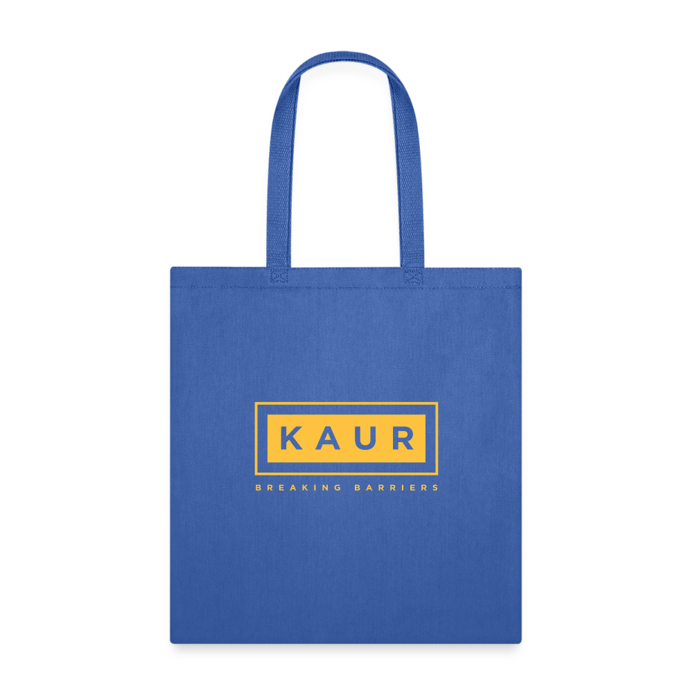 Kaur Breaking Barriers Tote Bag - royal blue