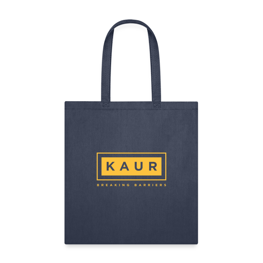 Kaur Breaking Barriers Tote Bag - navy