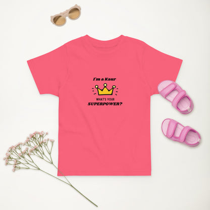 I'm a Kaur Toddler Jersey T-shirt