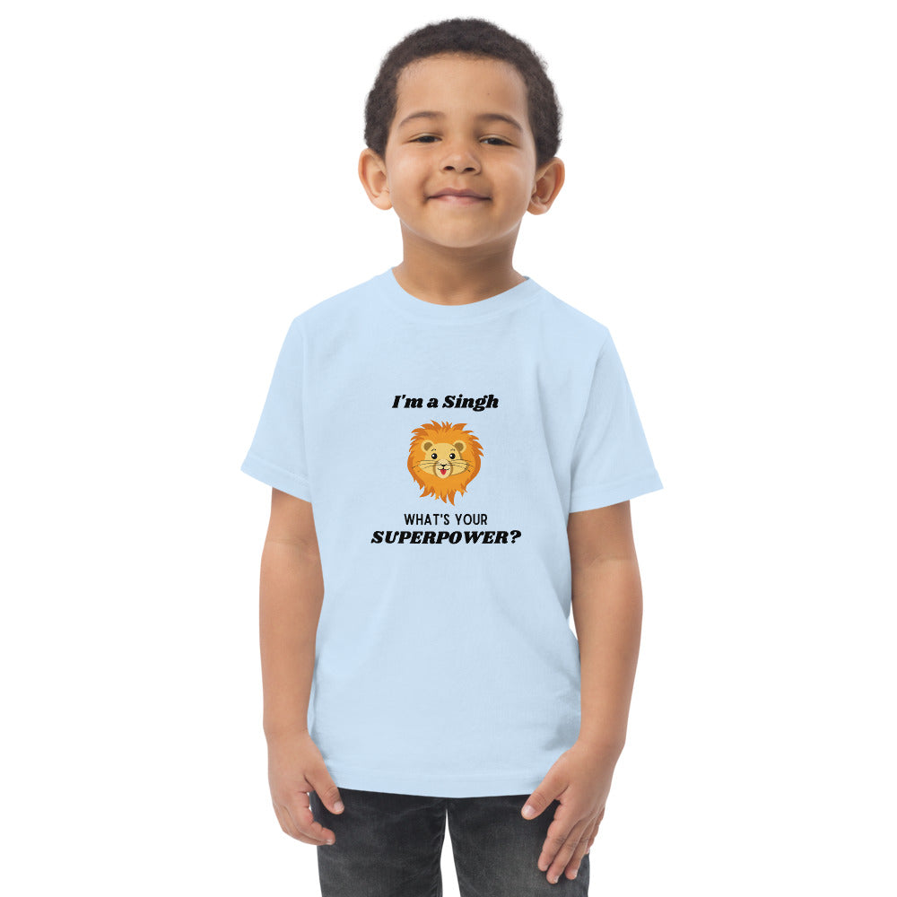 I'm a Singh Toddler Jersey T-shirt