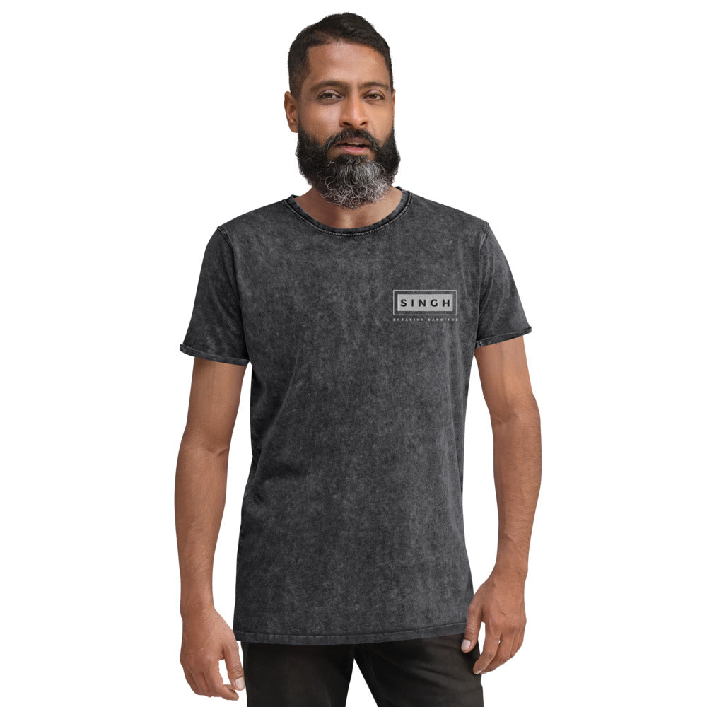 Singh Breaking Barriers | Denim T-Shirt