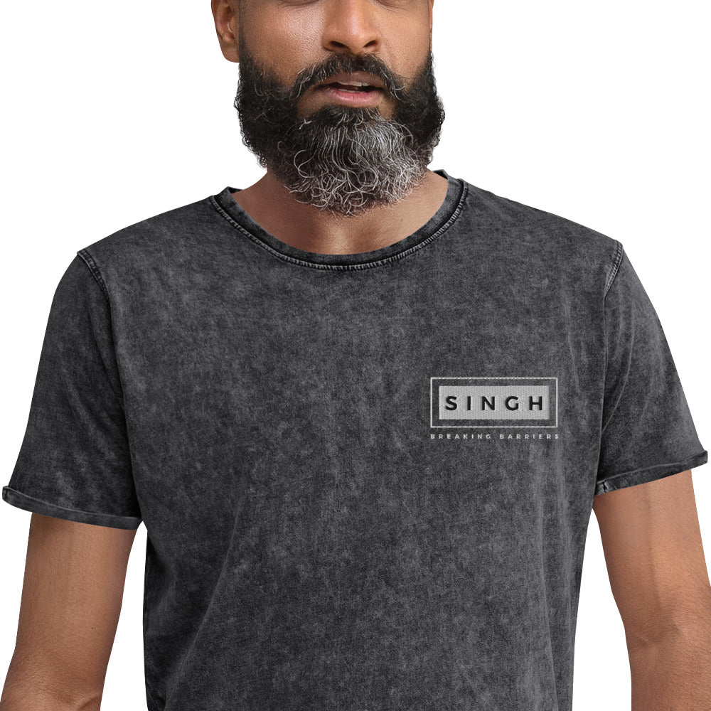 Singh Breaking Barriers | Denim T-Shirt