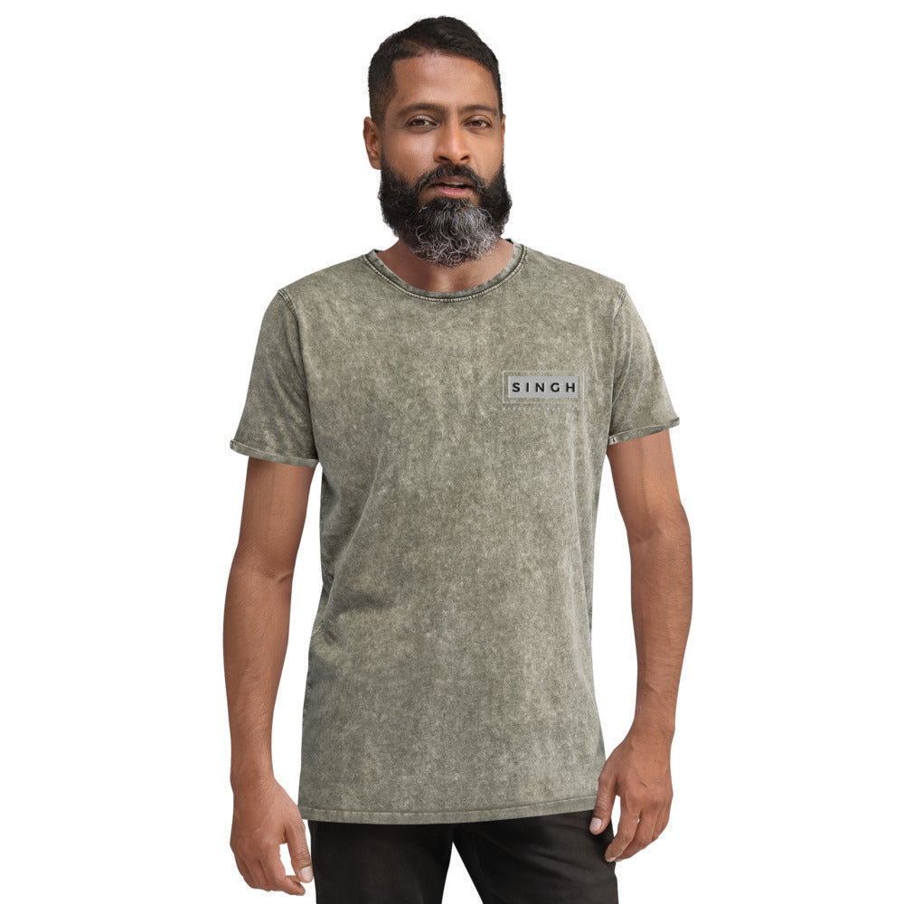 Singh Breaking Barriers | Denim T-Shirt