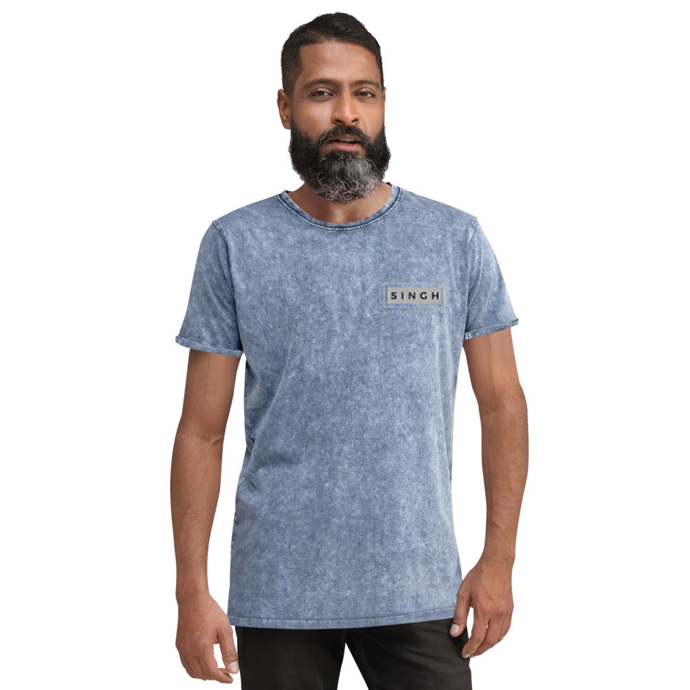 Singh Breaking Barriers | Denim T-Shirt