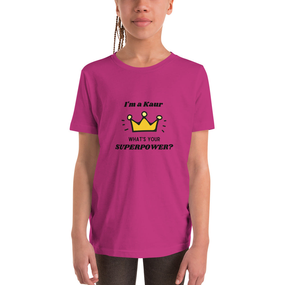 I am Kaur Youth Short Sleeve T-Shirt