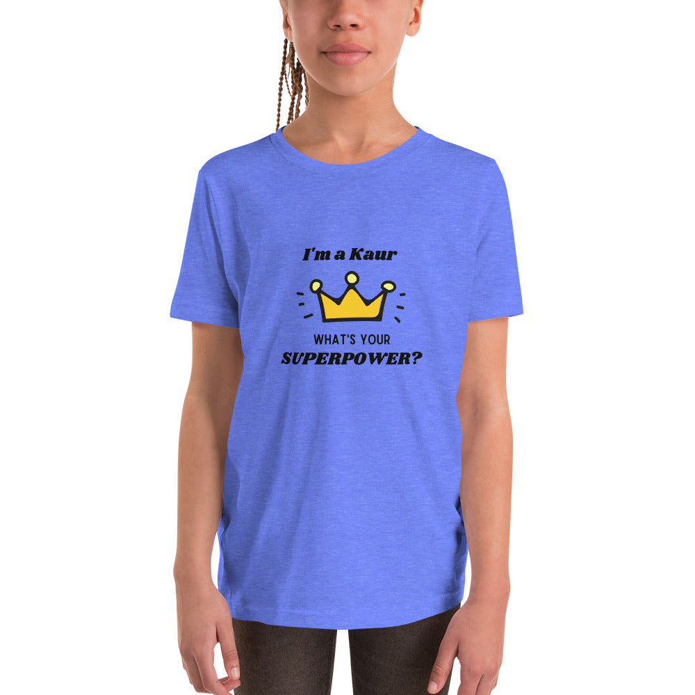 I am Kaur Youth Short Sleeve T-Shirt