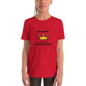 I am Kaur Youth Short Sleeve T-Shirt