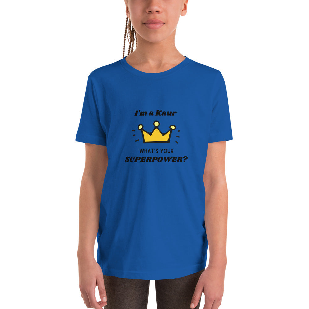 I am Kaur Youth Short Sleeve T-Shirt